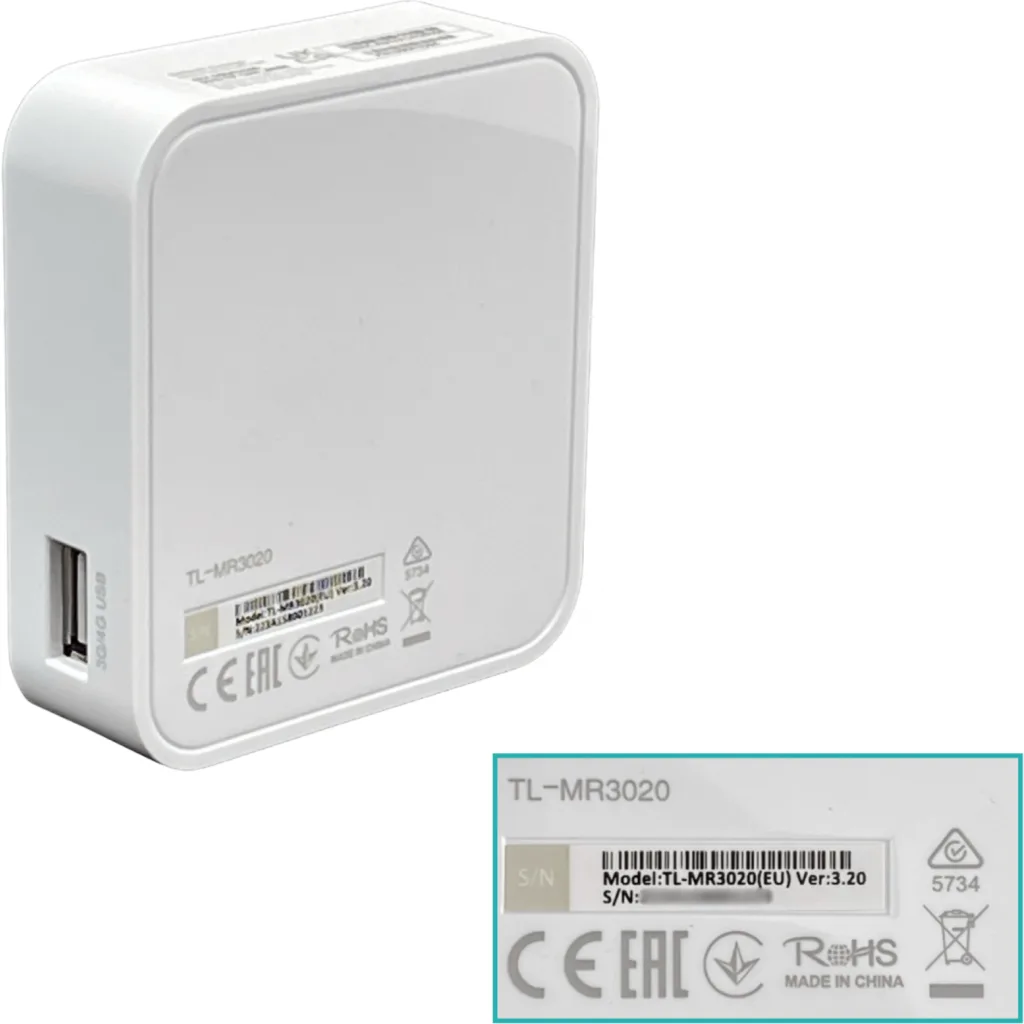 Imagen 5 de Router TP-Link Portable 3G 150 MBPS Modelo TL-MR3020
