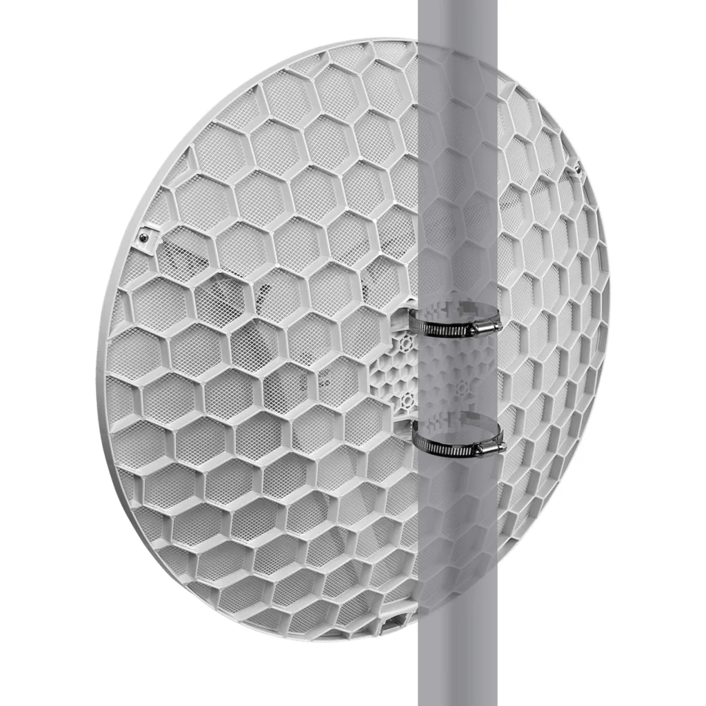 Imagen 4 de MIKROTIK 27dBi Grilla 5GHz 1-1000 L3 550mm-Diam inc24V