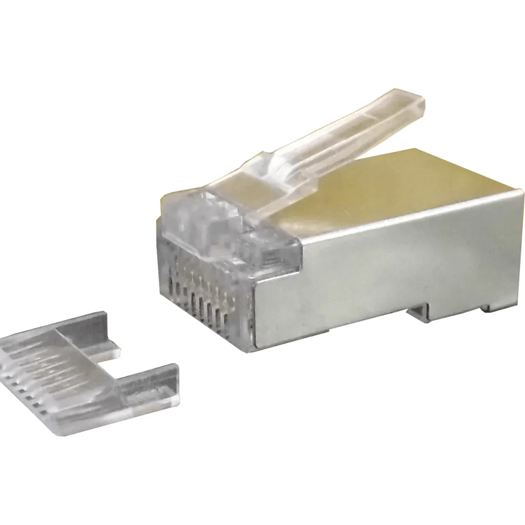 LINKMADE 10-unids p/Multifilar Cat6 FTP STP Conector RJ45 Metalico