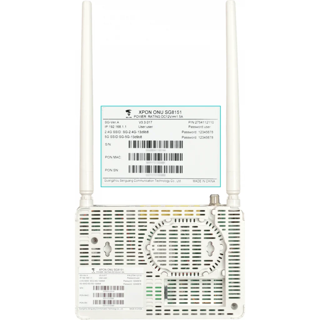 Imagen 5 de ONU XPON CATV WiFi-AC 4-1000 1-F-H RJ11-FXS SC/APC 2-USB-AH req-12V