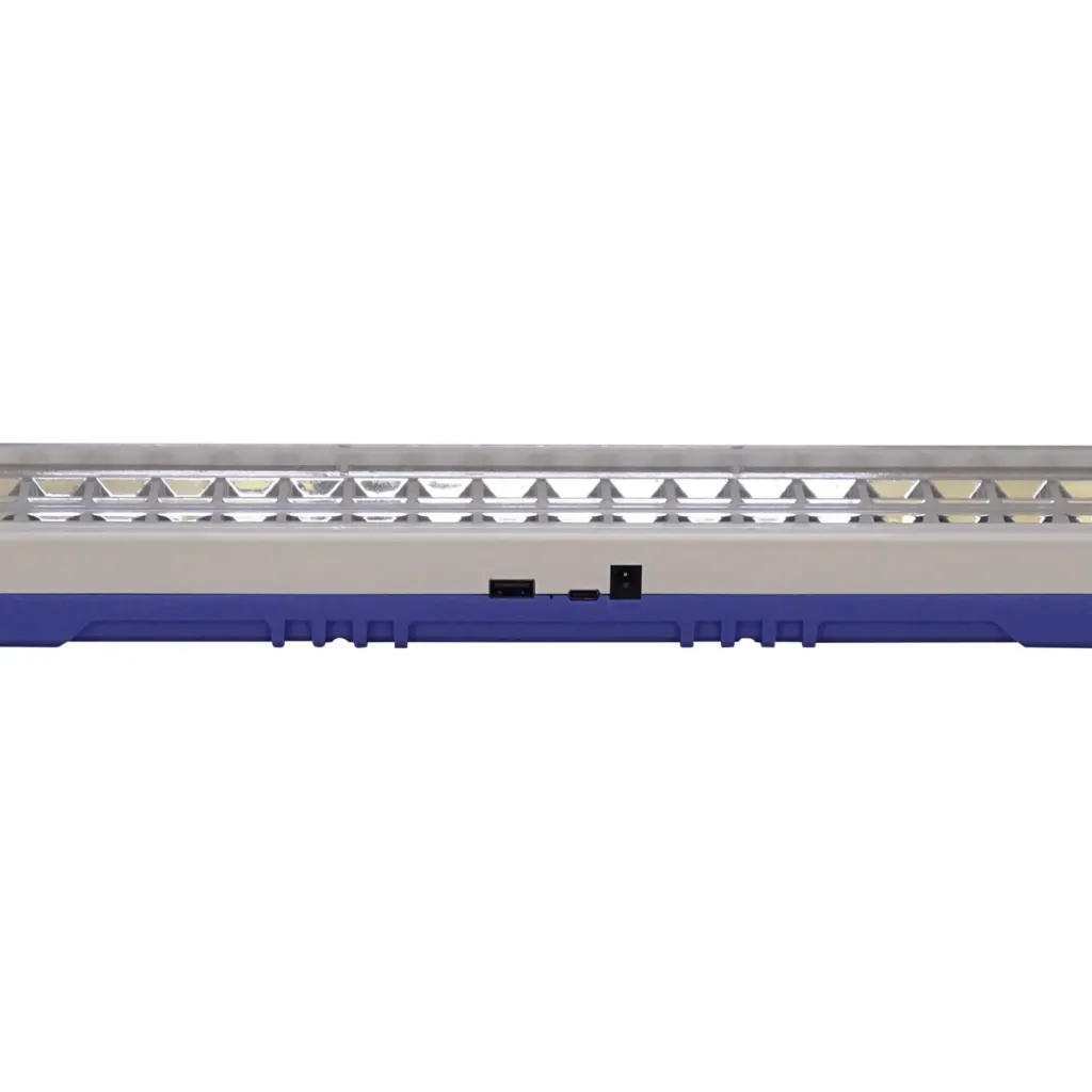 Imagen 4 de 60-LED 8hr Lampara Emergencia Bat interna 4WH req-5V-USB-C 74x43x450mm