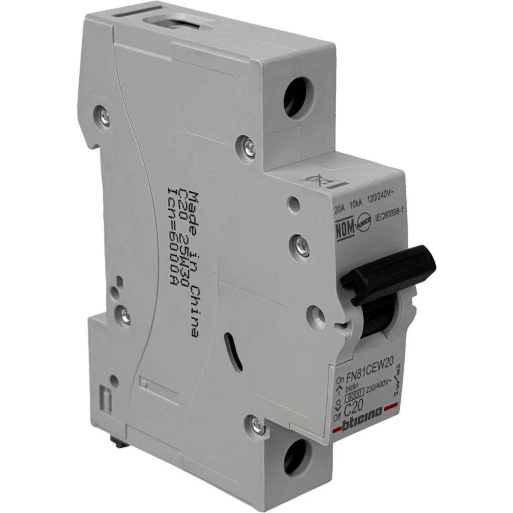 Imagen 3 de Unipolar 20A 10kA 230/400V Interruptor Automatico Termomagnetico C20