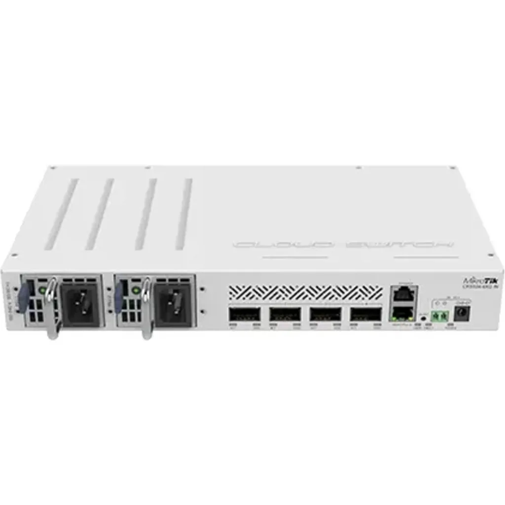 Imagen 1 de MIKROTIK 4-QSFP28-100G 1-100 L5 PoE-IN-802.3 bt