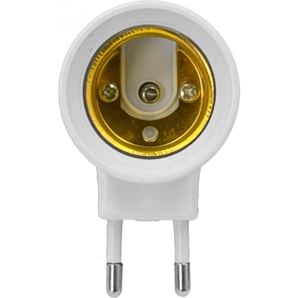 Imagen 2 de Soquete E27 enchufe nacional macho con interruptor req-Ampolleta