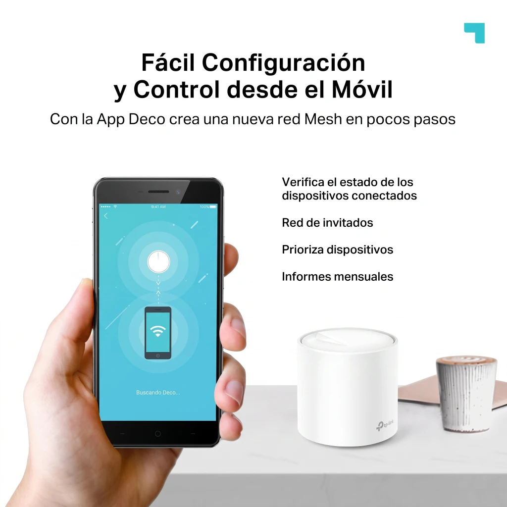 Imagen 6 de Sistema Wi-Fi 6 Mesh TP-LINK Deco X50, AX3000 Cobertura hasta 530m2 (pack de 3)