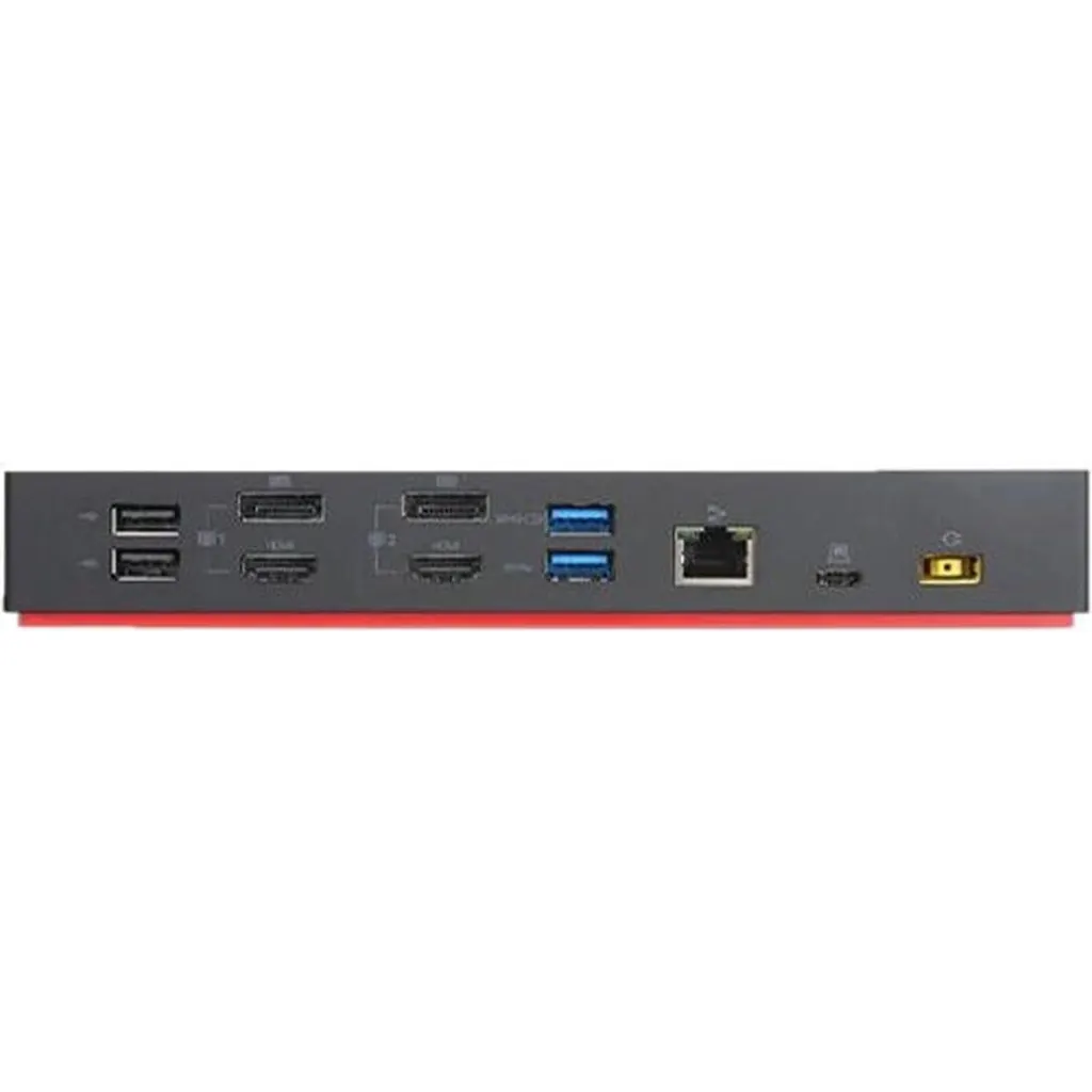 Imagen 1 de Docking Station Lenovo ThinkPad Hybrido USB-C USB3.1 USB2.0 HDMI DP LAN US (Nuevo, Caja Abierta)