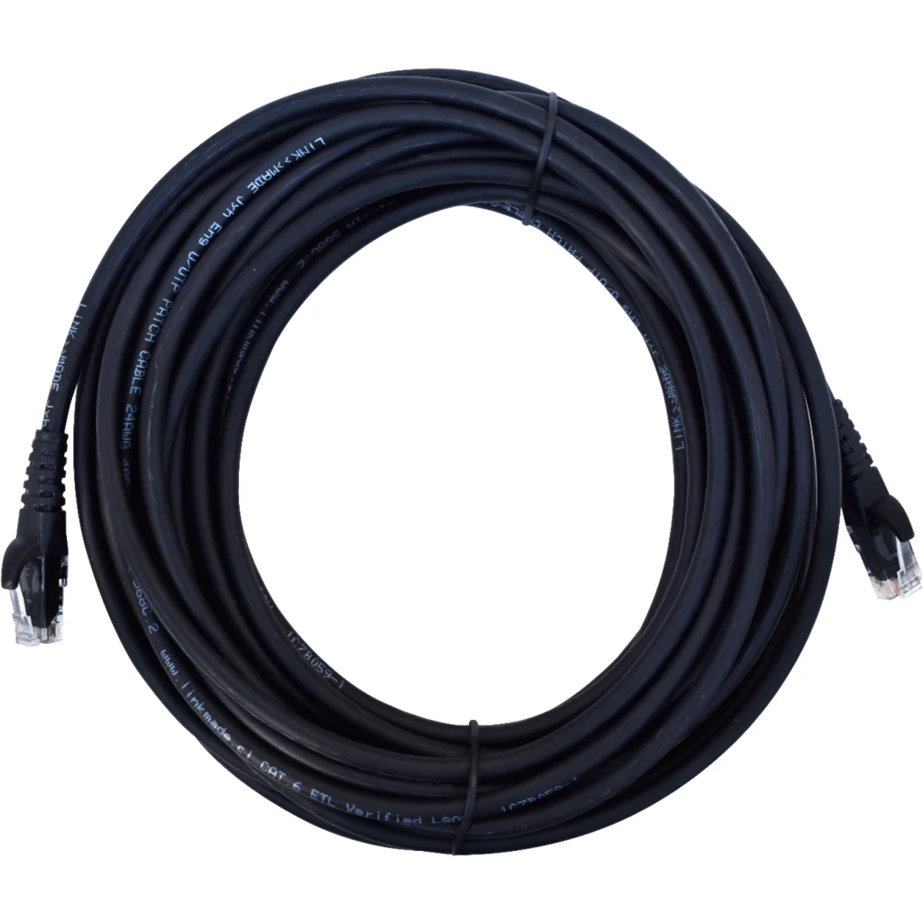 Cable de Red Linkmade CAT6 LSZH Inyectado 10mts Negro