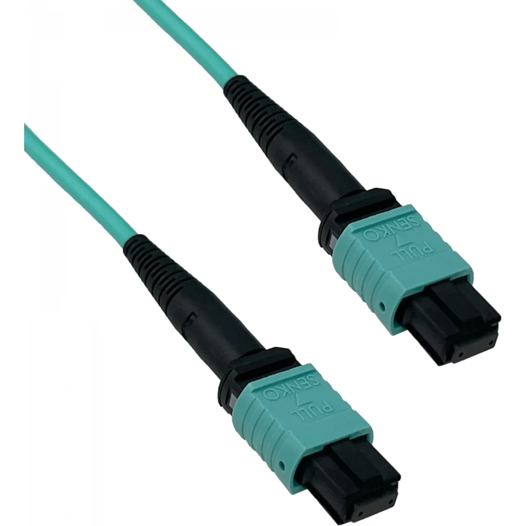 Imagen 3 de LSZH 40mt OM4 MPO-MPO 12-Fibras Type-B Multimodo MM Jumper Fibra