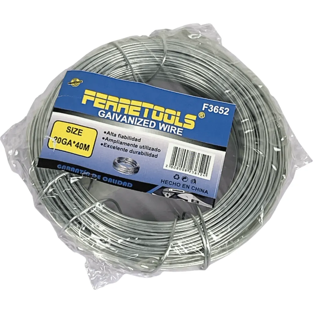 FERRETOOLS 20GA x 40mt Alambre Galvanizado F3652