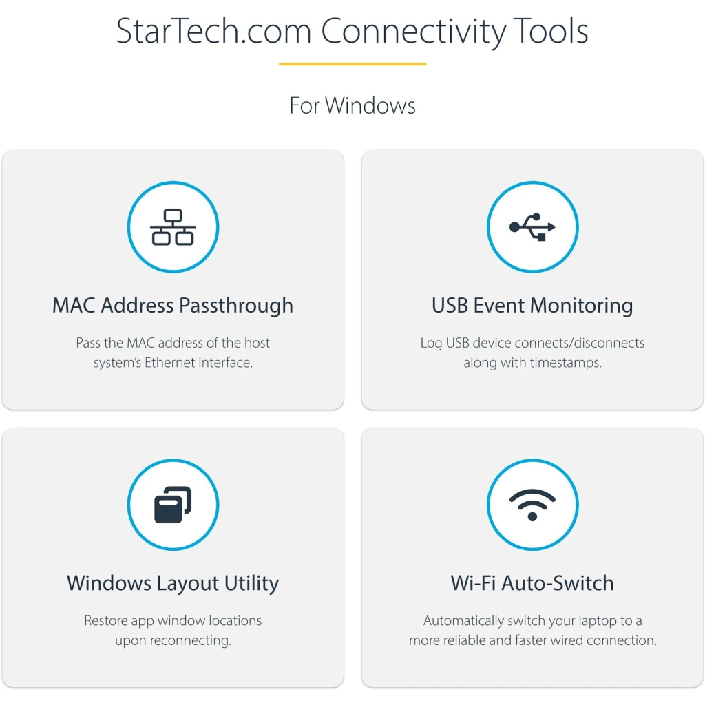 Imagen 9 de Docking Station StarTech USB-C a Prts: 4*DP 4*HDMI LAN Jck3.5mm 3*USB-A USB-C