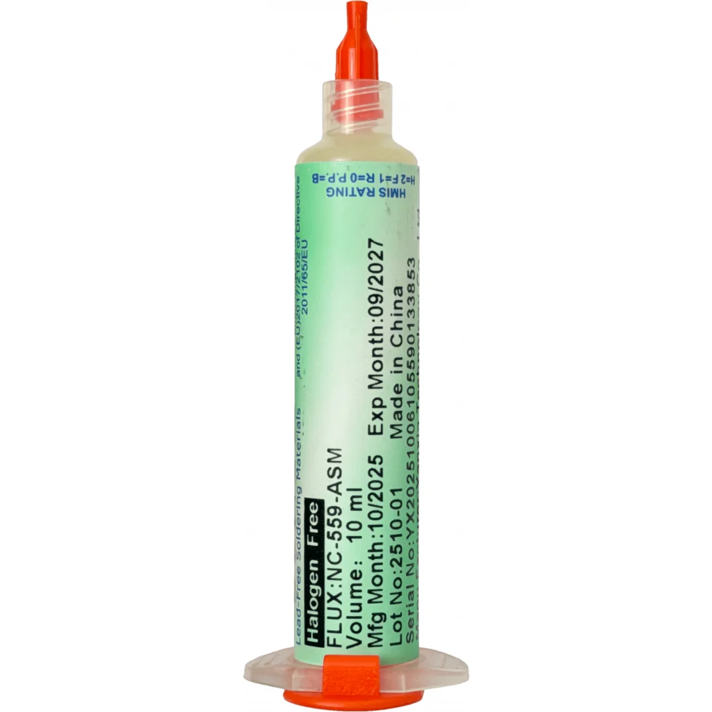 Imagen 3 de Flux Jeringa 10ml para Soldadura Soldar NC-559-ASM