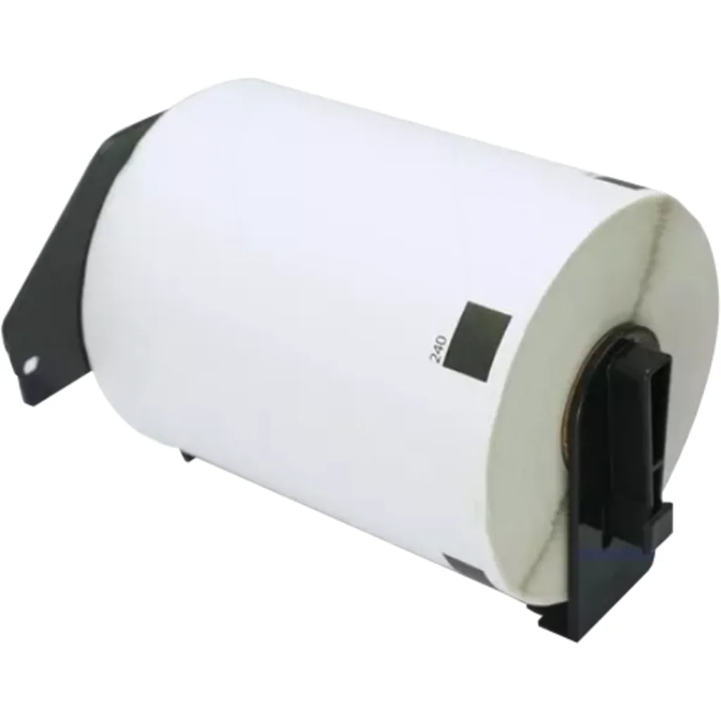Brother 50,5x101mm 600-Etiquetas Adhesivas Papel Blanco para-QL 5x10cm