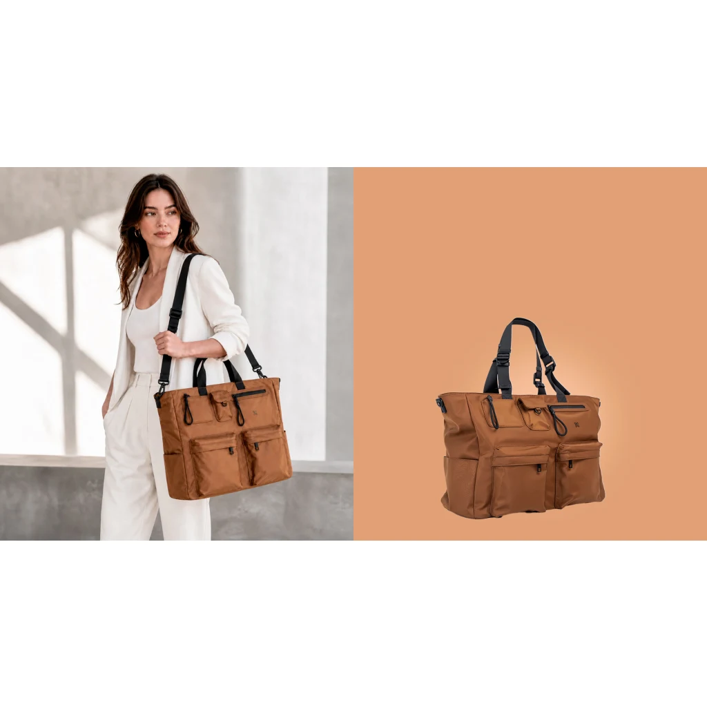 Imagen 11 de Klip Xtreme - Notebook carrying case and handbag - 15.6" - Brown