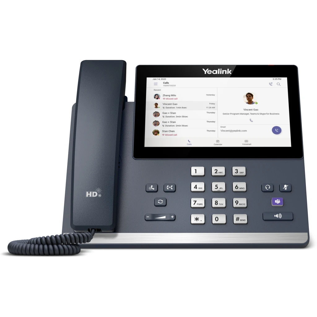 Teléfono Yealink MP56 de escritorio Smart Business para Teams WiFi BT Pant 7"