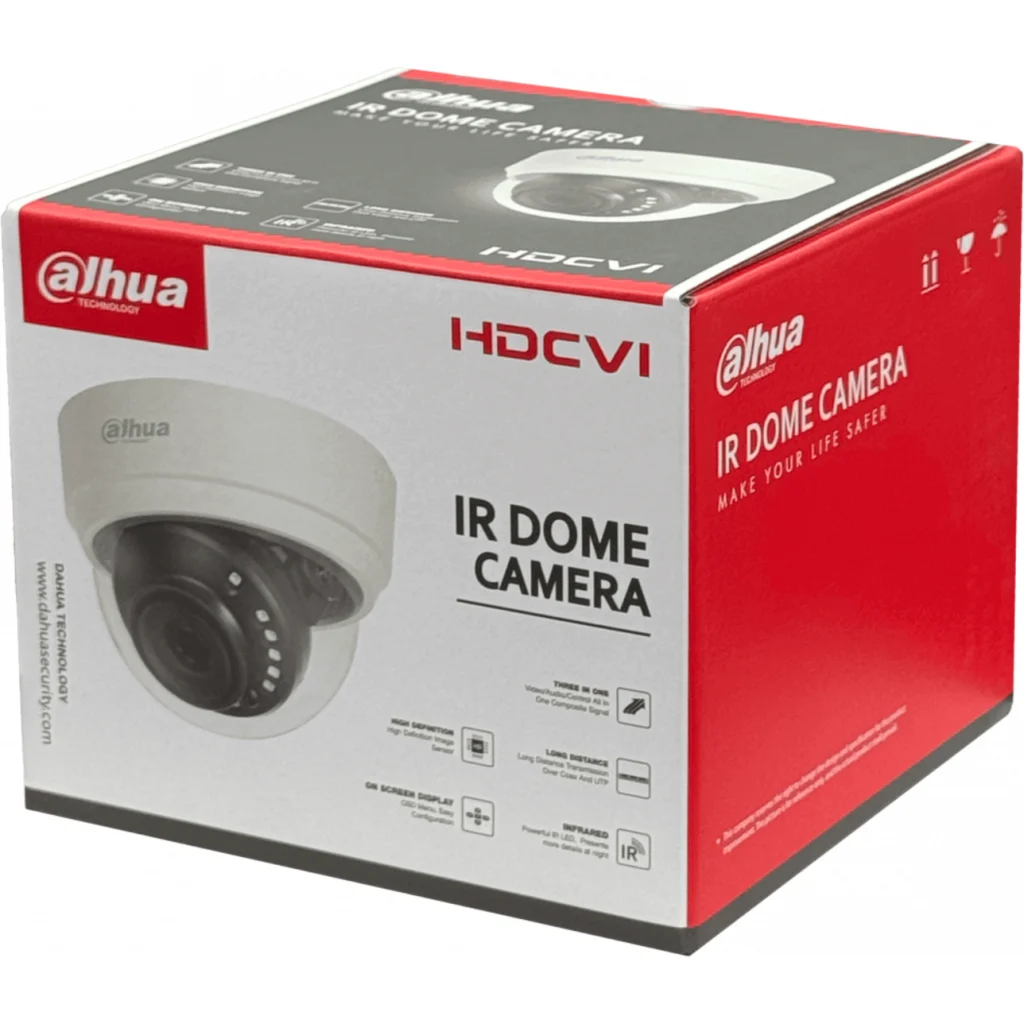Imagen 2 de DAHUA 2,8mm IR20m Camara Domo Analoga 2MP 1080p HAC-D1A21