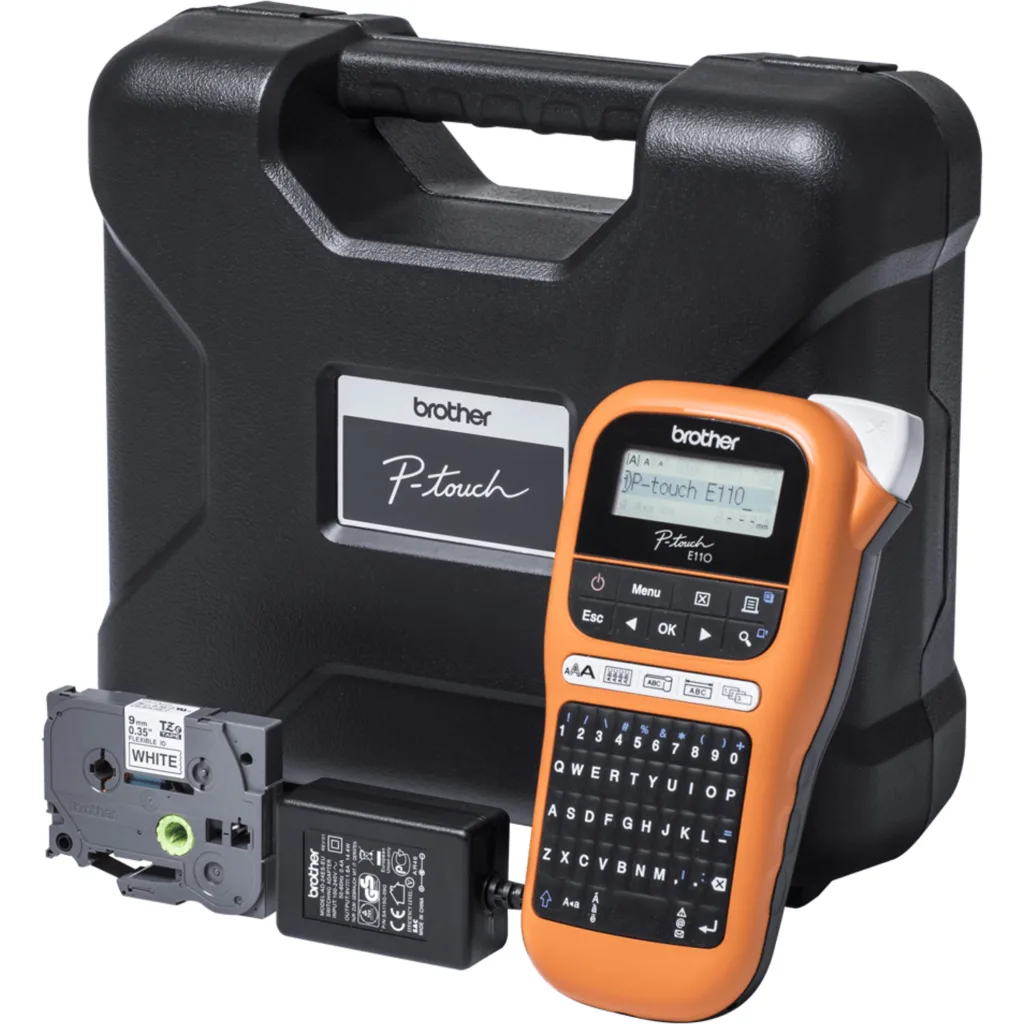 Imagen 6 de Rotuladora Electrónica Profesional Brother PT-E110VP, 180DPI 12mm Cortador
