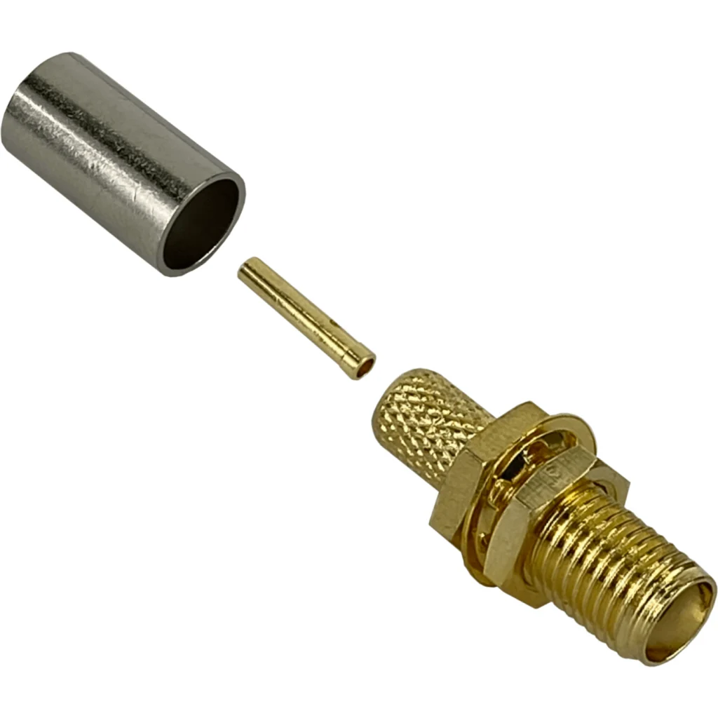 Imagen 2 de .SMA-Hembra LMR195 Conector Crimpeable Serie-195