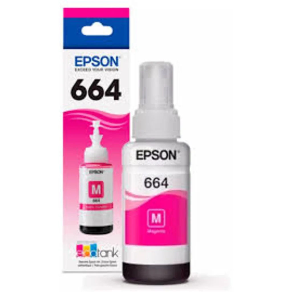 Botella de Tinta Epson T664320-AL Magenta p/Imp L200/L110/L210/L355, 6500Pág 70m