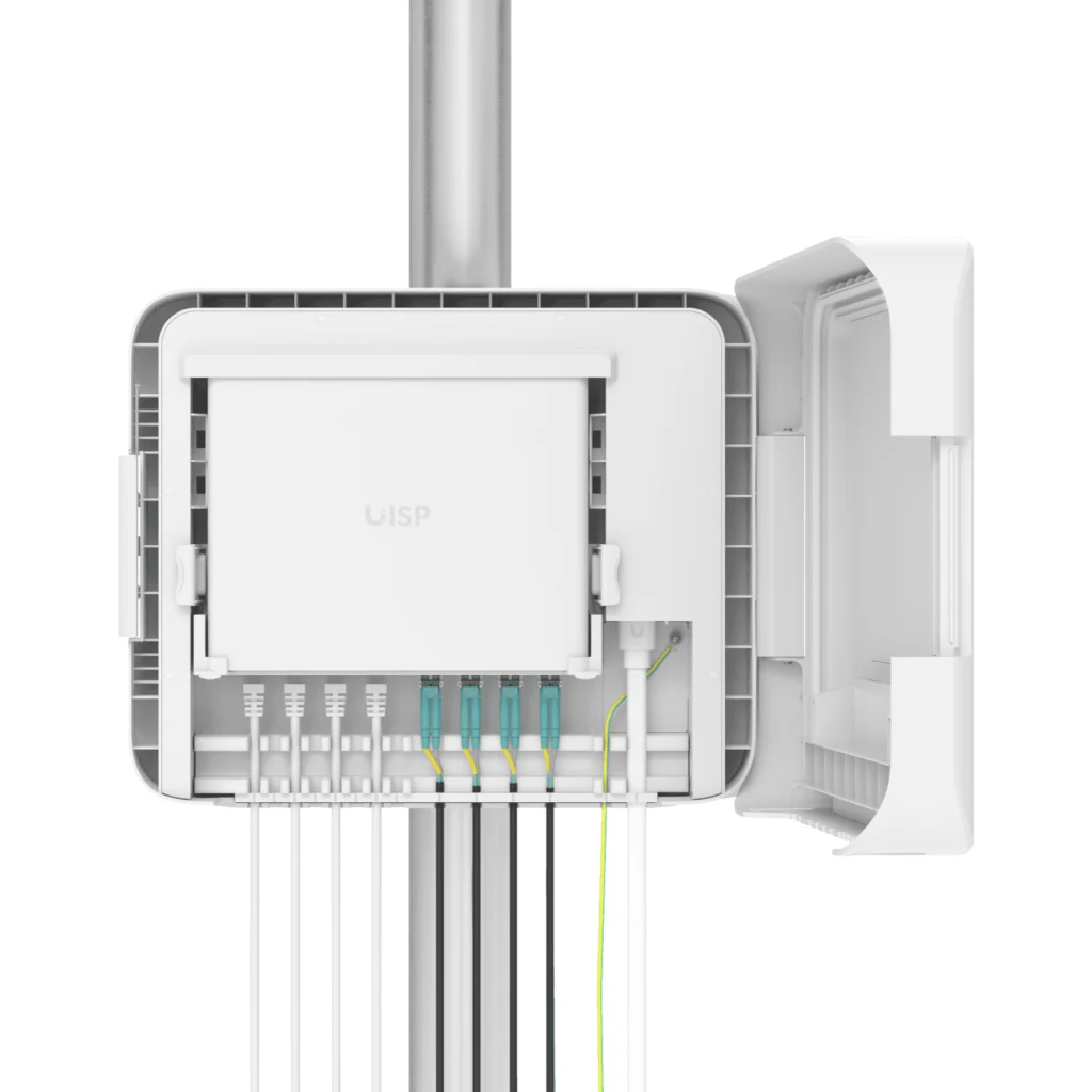 Imagen 3 de UBIQUITI Caja Exter IPX6 p/UISP-S-PLUS Muro Poste35-60mm 380x293x76mm