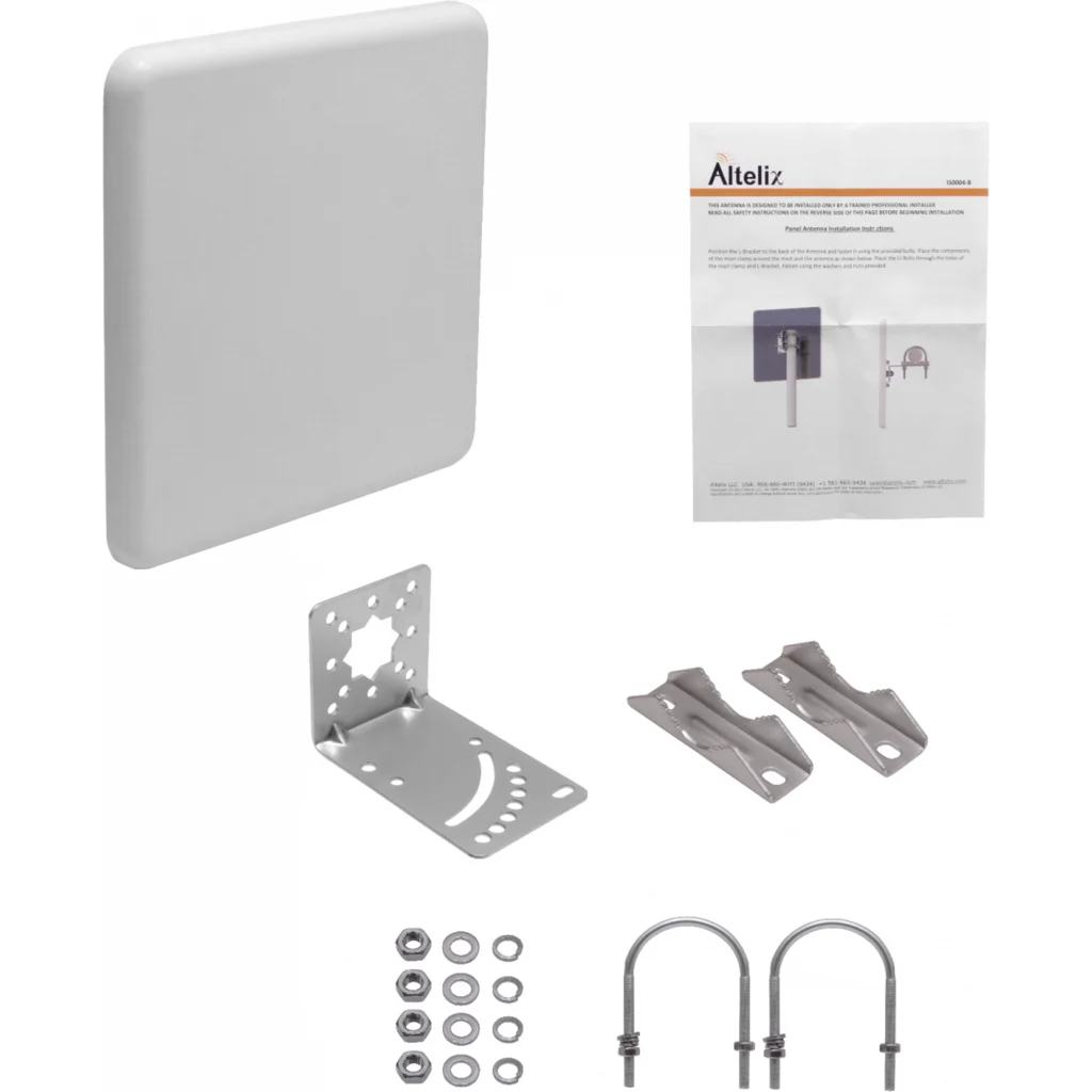 Imagen 4 de ALTELIX 3,4-3,7GHz DualPol Panel 18dBi 15x15o 2x2 2-N-Hembra 307x307mm