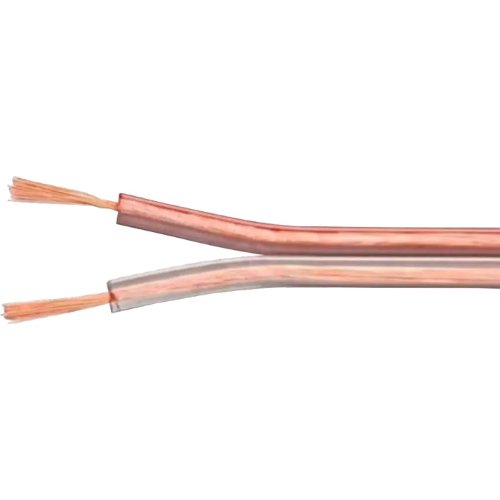 2x16AWG Cobre 2x1,0mm2 100mt Transparent Cable Paralelo Multif 56x0,15