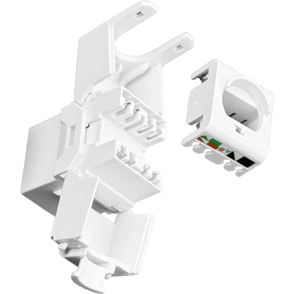 Imagen 2 de UBIQUITI 1un Cat6 UTP Auto-Punchable RJ45 UACC-KEYSTONE-JACK-C6