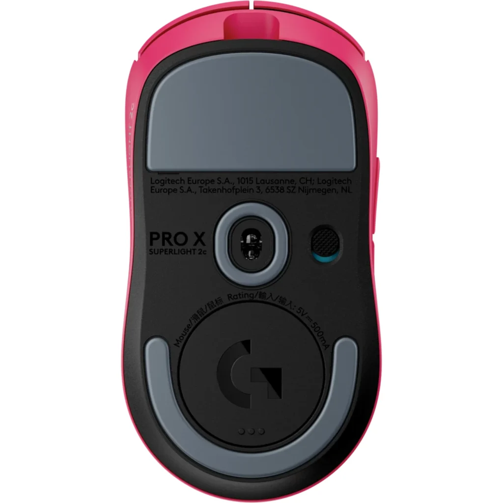 Imagen 3 de Mouse Gamer Inalámbrico Logitech Pro X SuperLigth 2C SenHero 2 LIGTHFORCE Rosado