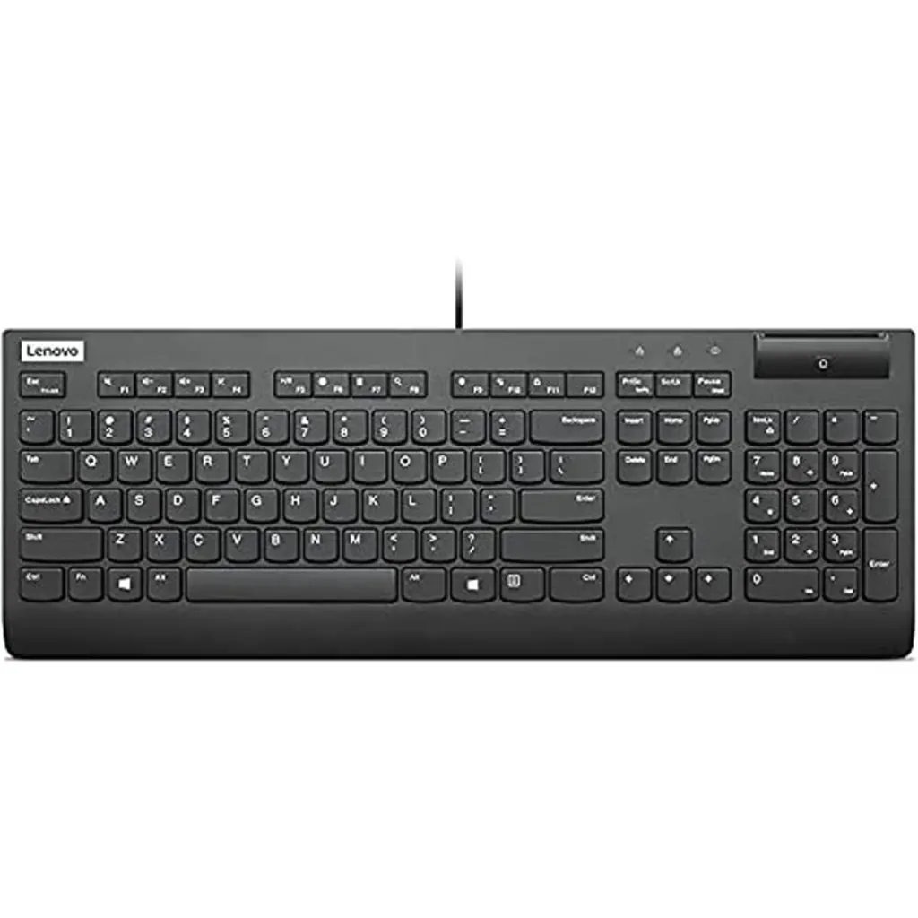 Imagen 2 de Teclado Alámbrico c/Lector de Tarjetas Lenovo Smartcard II, Indicadorr LED USB 