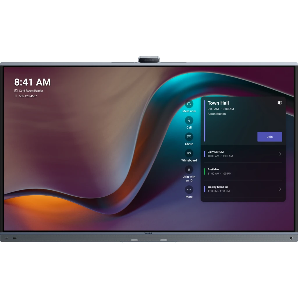 Yealink Pantalla profesional 86" con herramientas avanzadas de colaboracion.