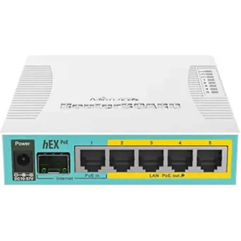 MIKROTIK hEX PoE (RouterOS L4) with enclosure