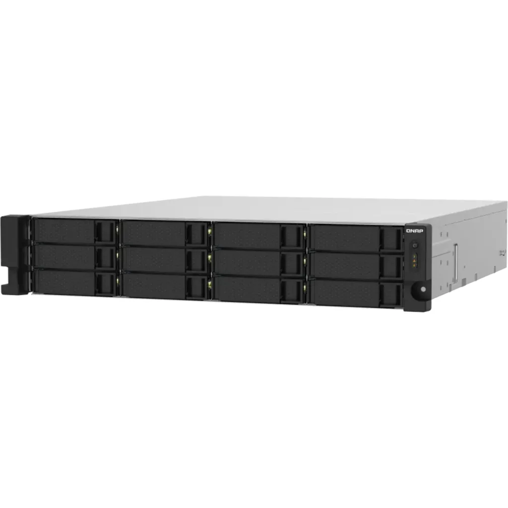 Imagen 4 de NAS QNAP TS-1232PXU, 12 Baías Alpine AL324 ARM RAM 4GB DDR4 LAN 2.5G/1G/100M