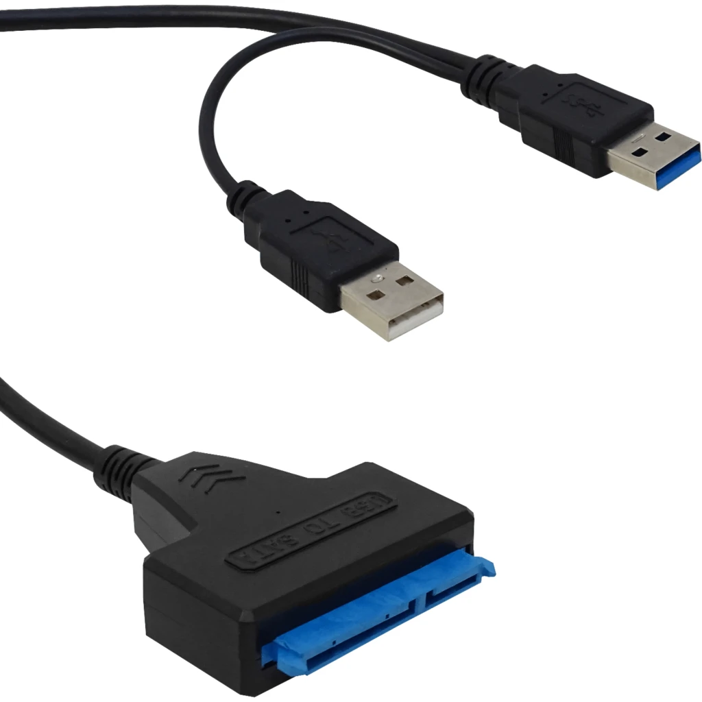 Imagen 1 de Adaptador SATA 1-USB3.0 DiscoDuro Externo 2,5/3,5 req-12 USB2.0