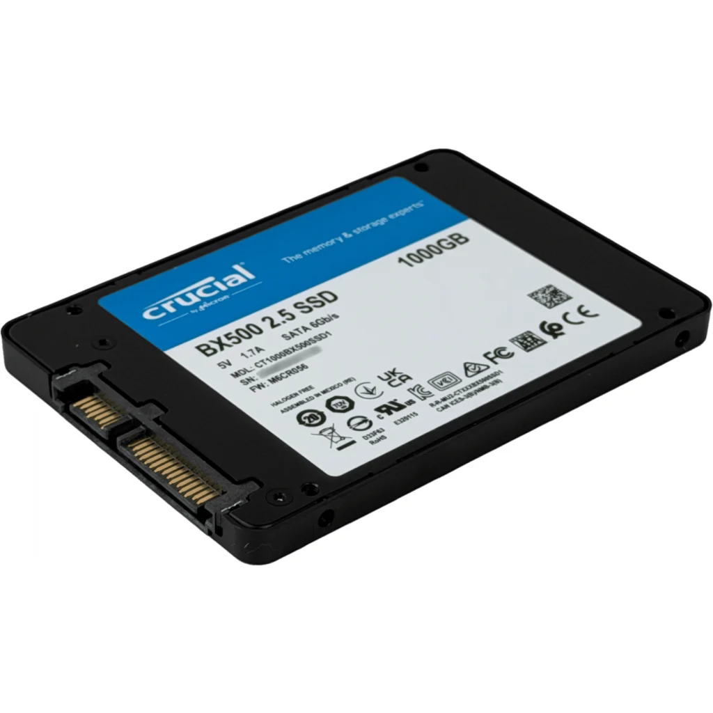 Imagen 2 de CRUCIAL 1TB Sata3 2.5 7mm 540mb/s 6Gb/s SSD Disco Duro Solido