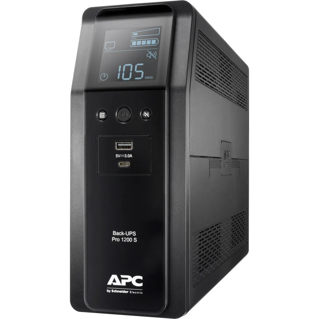 Imagen 13 de UPS APC SAI Back Pro BR 1200 VA onda sinusoidal Salida 8 tomas AVR Interfaz LCD