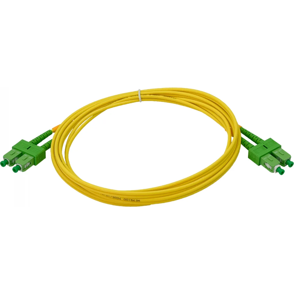 Imagen 2 de 2mt SC/APC-SC/APC MonoModo SM Duplex Jumper Cable Fibra 9/125um LSZH