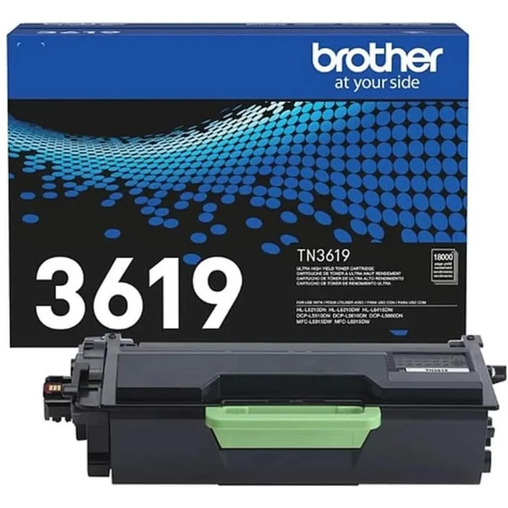 Toner Brother TN3619 Negro para HLL6415DW MFCL6915DW, 18.000 Páginas