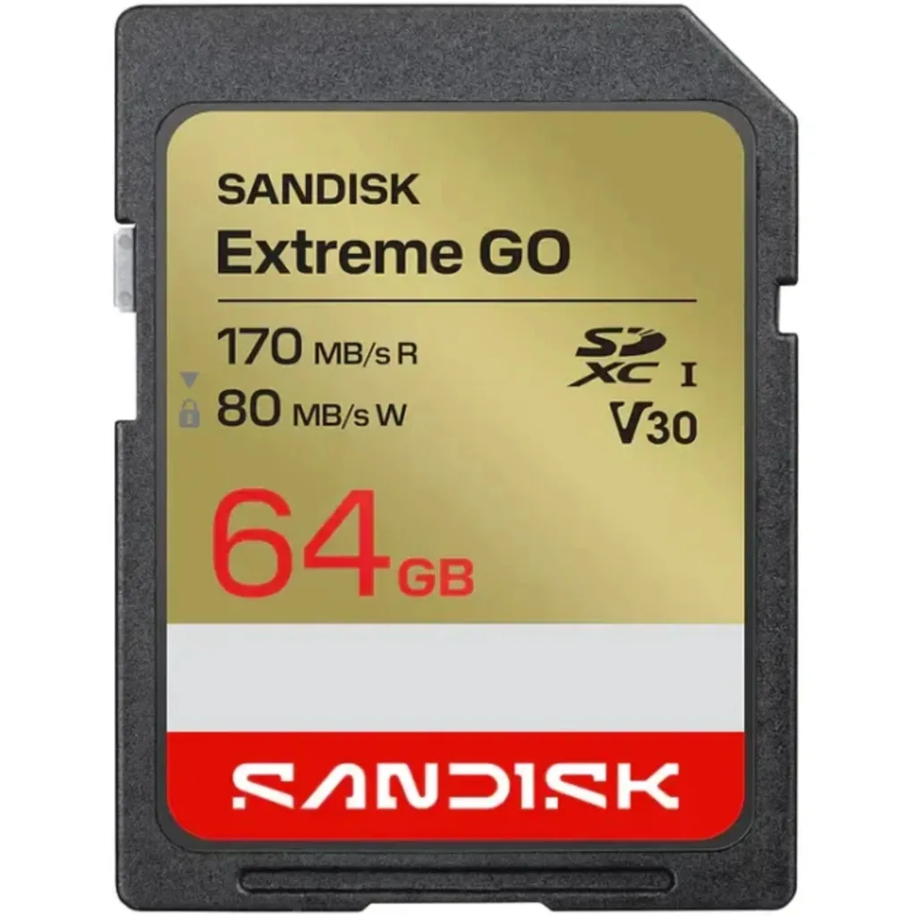 SanDisk Extreme SD UHSI C10 U3 V30 64GB