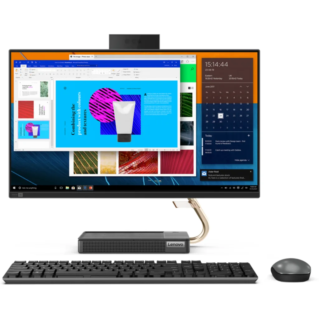 Lenovo IdeaCentre AIO 5 24IOB6 - All-in-one - Intel Core i5 I5-11400T / 3.7 GHz - 16 DDR4 SDRAM - 512 GB HDD - 23.8" - Intel UHD Graphics 730 - Windows 11 Home - Graphite Grey - Spanish (Reacondicionado)