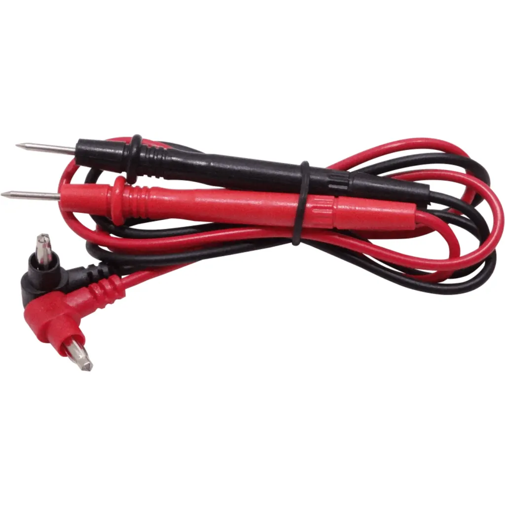 Imagen 2 de Repuesto Par Cables 57cm Punta16mm p/instrumento Multitester Universal