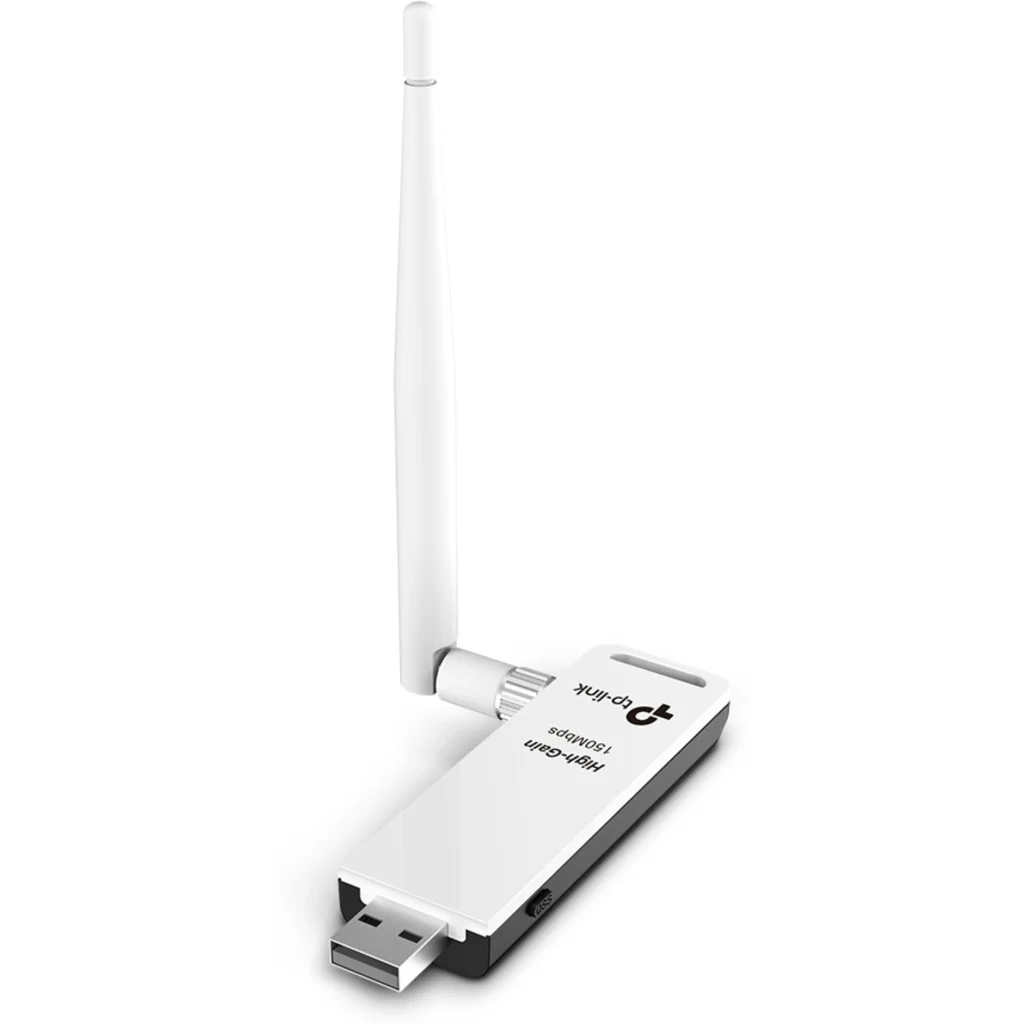 Imagen 2 de Adaptador de Red USB 2.0 WIFI N150 Vel. 150 Mbps con antena / TL-WN722N