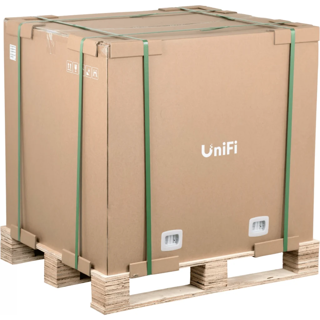 Imagen 4 de UBIQUITI 12U Puerta-Vidrio Doble Bisagra 70cm-Fondo Rack Muro Blanco