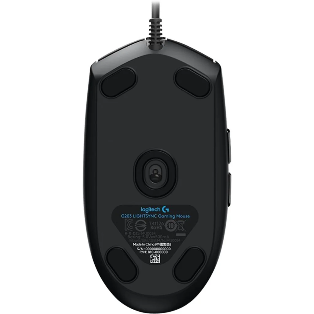 Imagen 7 de Mouse Gamer Alámbrico Logitech G203 RGB 6 Botones 8000dpi USB Azul