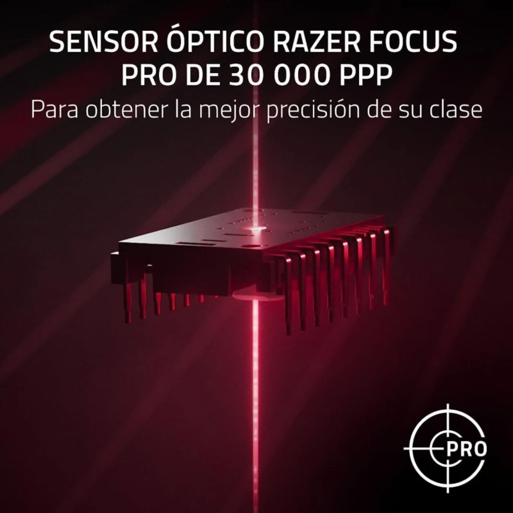 Imagen 4 de Mouse Gamer Inalámbrico Razer Cobra Pro RGB Ópt. 30K DPI 8 Btnes Bt2.4GHz Negro