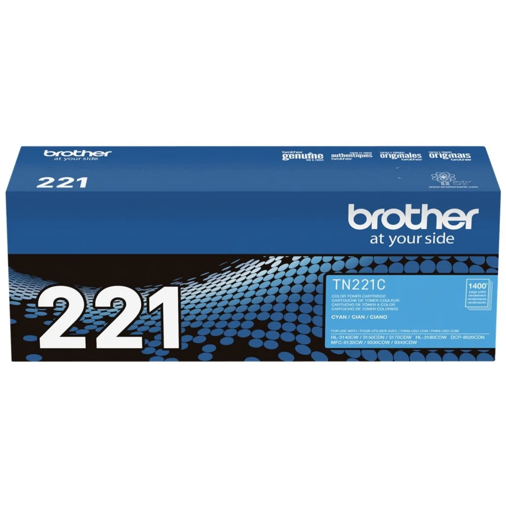 Toner Brother TN-221C Cyan Comp. DCP 9020 MFC-9330CDW HL-3150CDN, 1400 Página