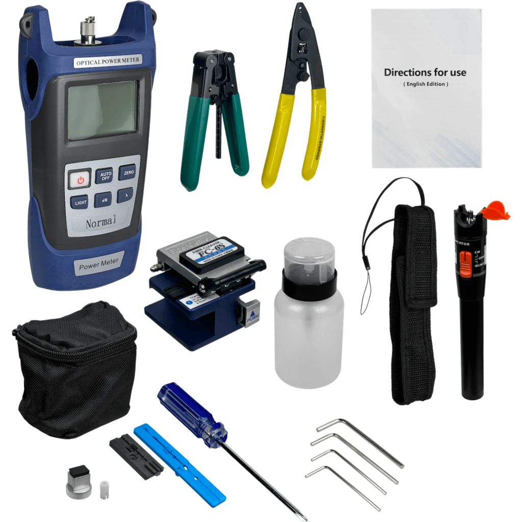Kit Herramientas Medoptic Pela-Fibra Botella Detector Bolso