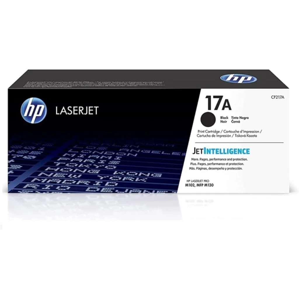 Toner HP 17A Negro para Laserjet  M102w, MFP M130 (CF217A) 1600 Pag.