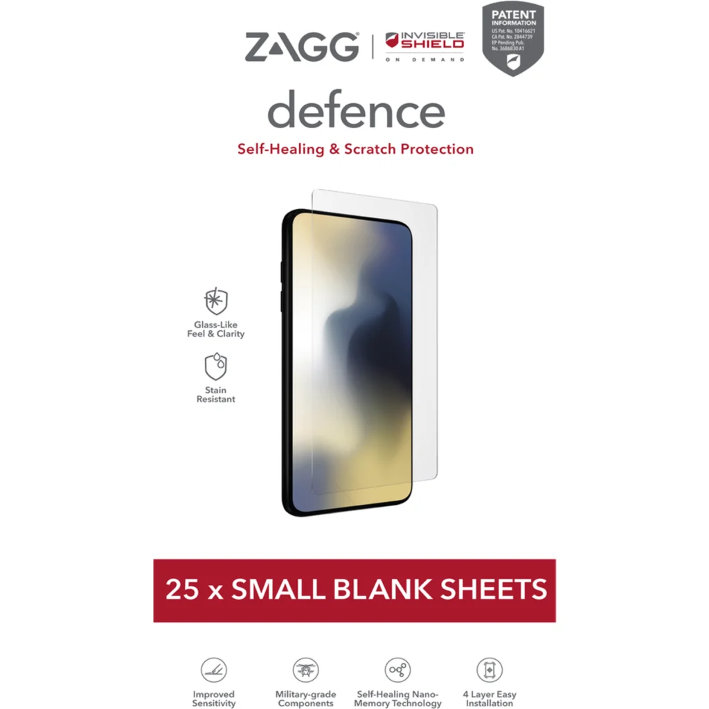 Pack Lamina 25 unidades ISOD Small Defence-M4/M12 ZAGG