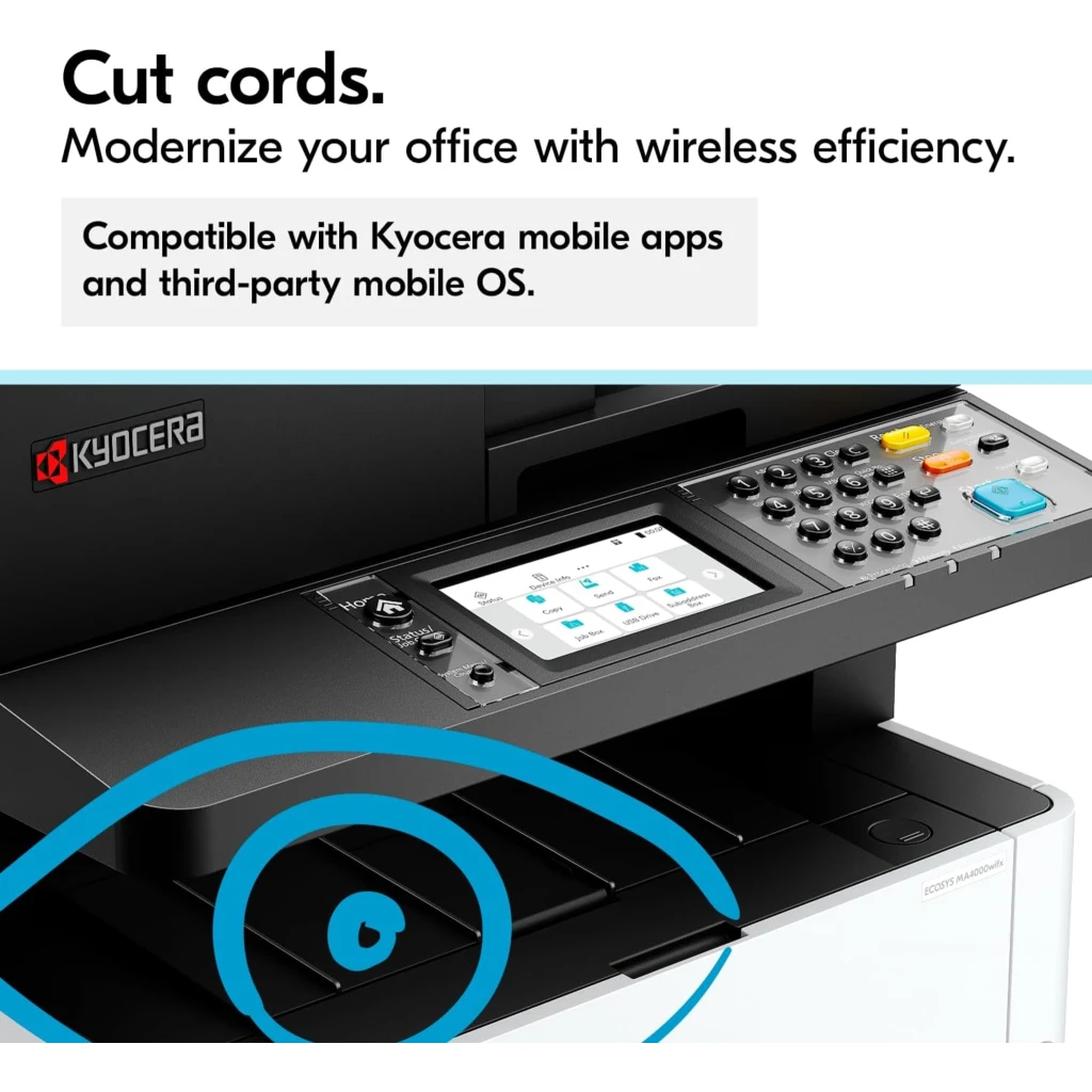 Imagen 3 de Impresora Multifunción Kyocera ECOSYS MA4000wifx Láser B/N WiFi LAN USB
