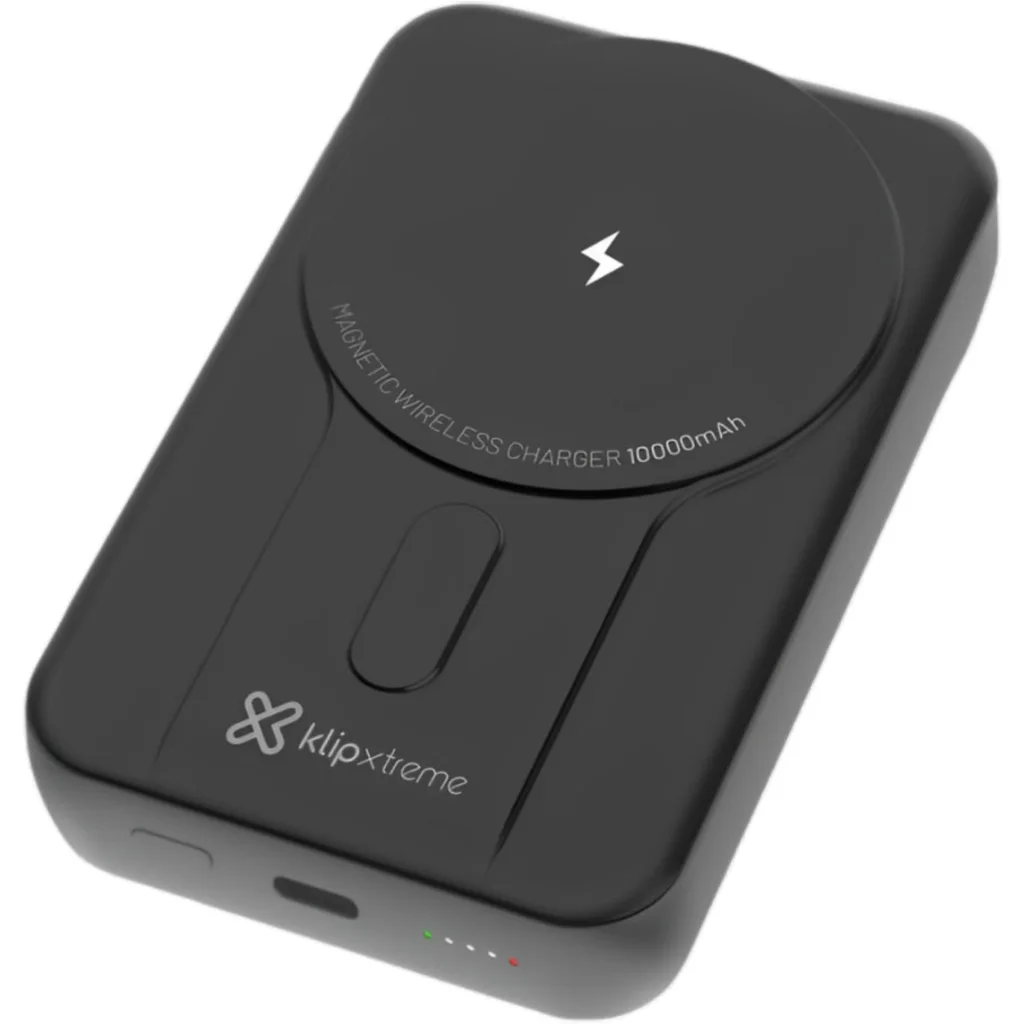 Imagen 1 de Klip Xtreme - Power bank - 24 pin USB-C - Lithium polymer - Para Smartphones - Wireless Charg 10.000 mAh