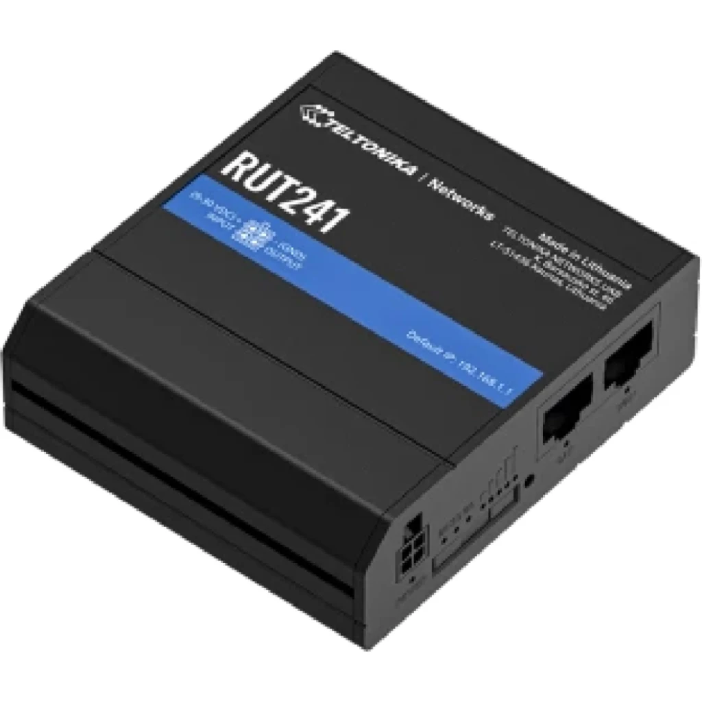 Imagen 2 de Router Industrial Teltonika RUT241, 4G LTE WiFi con VPN y RMS para IoT remoto
